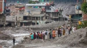 Nepal'in Çin sınırına yakın Rasuwa bölgesinde ve çevresinde meydana gelen