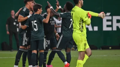 Yeni sezon hazırlıklarını sürdüren İspanyol devi Real Madrid, hazırlık maçında