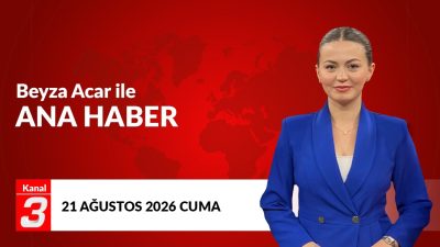 Kanal 3Cum, Ağustos 21, 2026 4:08pmURL:Embed:Kanal 3 Ana Haber |