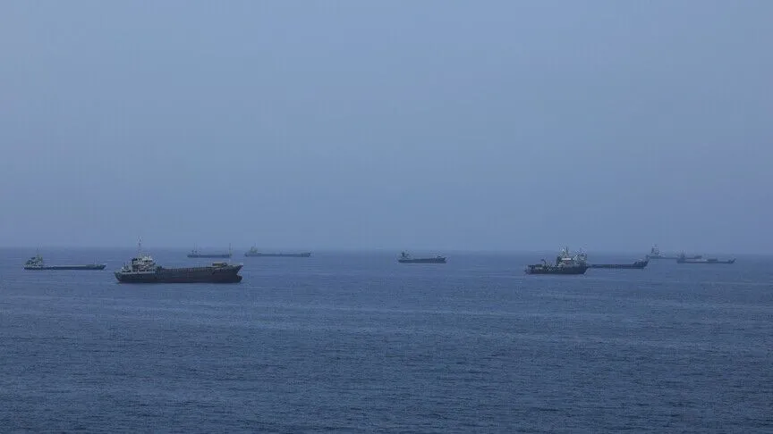 ABD ordusunun, İran ile gerilimin sürdüğü Hürmüz Boğazı'nda petrol tankerlerinin