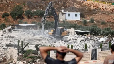 İsrail hükümetinin işgal altındaki Doğu Kudüs'te yer alan "E1" Yahudi