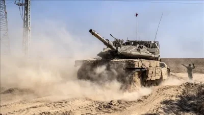 İsrail ordusunun, Lübnan'ın güneyinde yer alan el-Mansuri köyünde Hizbullah'a ait