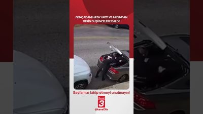 Genç adam hata yaptı ve ardından derin düşüncelere daldı! 📶https://kanal3.com.tr/