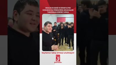 Okulun en sessiz ve kimseyle pek konuşmayan öğrencisine arkadaşları tarafından