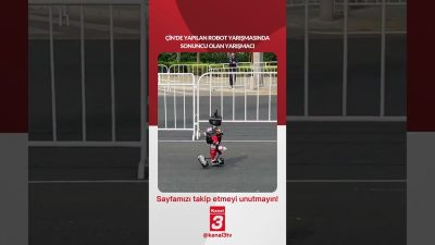 Çin’de yapılan robot yarışmasında sonuncu olan yarışmacı… 📶https://kanal3.com.tr/ Sosyal Medya