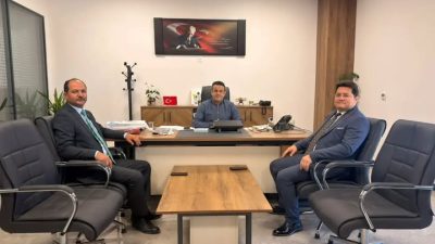 Belediye Başkanı Derviş Aynacı, OEDAŞ Afyonkarahisar İl Müdürü Mehmet Fahri