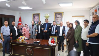 İl Başkanı Dr. Özgür Kavak’a hayırlı olsun ziyaretleri kapsamında Çay