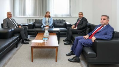 Afyonkarahisar Belediye Başkanı Burcu Köksal, AFSÜ Rektörü Prof. Dr. Adem