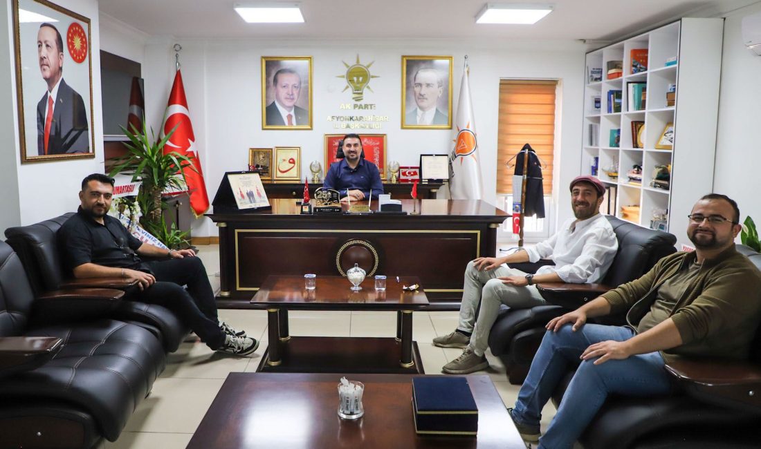 Afyonkarahisar Sosyal Medya İçerik Üreticileri Derneği Başkanı Oğuzhan Özdemir ve