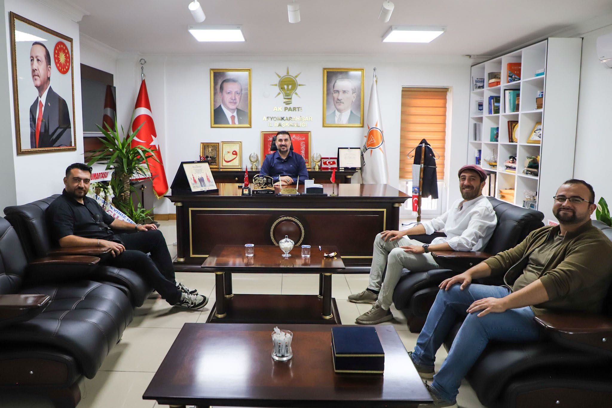 Afyonkarahisar Sosyal Medya İçerik Üreticileri Derneği Başkanı Oğuzhan Özdemir ve