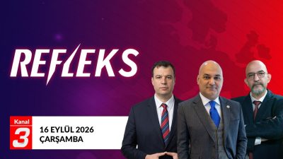 Kanal 3Çar, Eylül 16, 2026 7:30pmURL:Embed:Refleks | 16 Eylül 2026