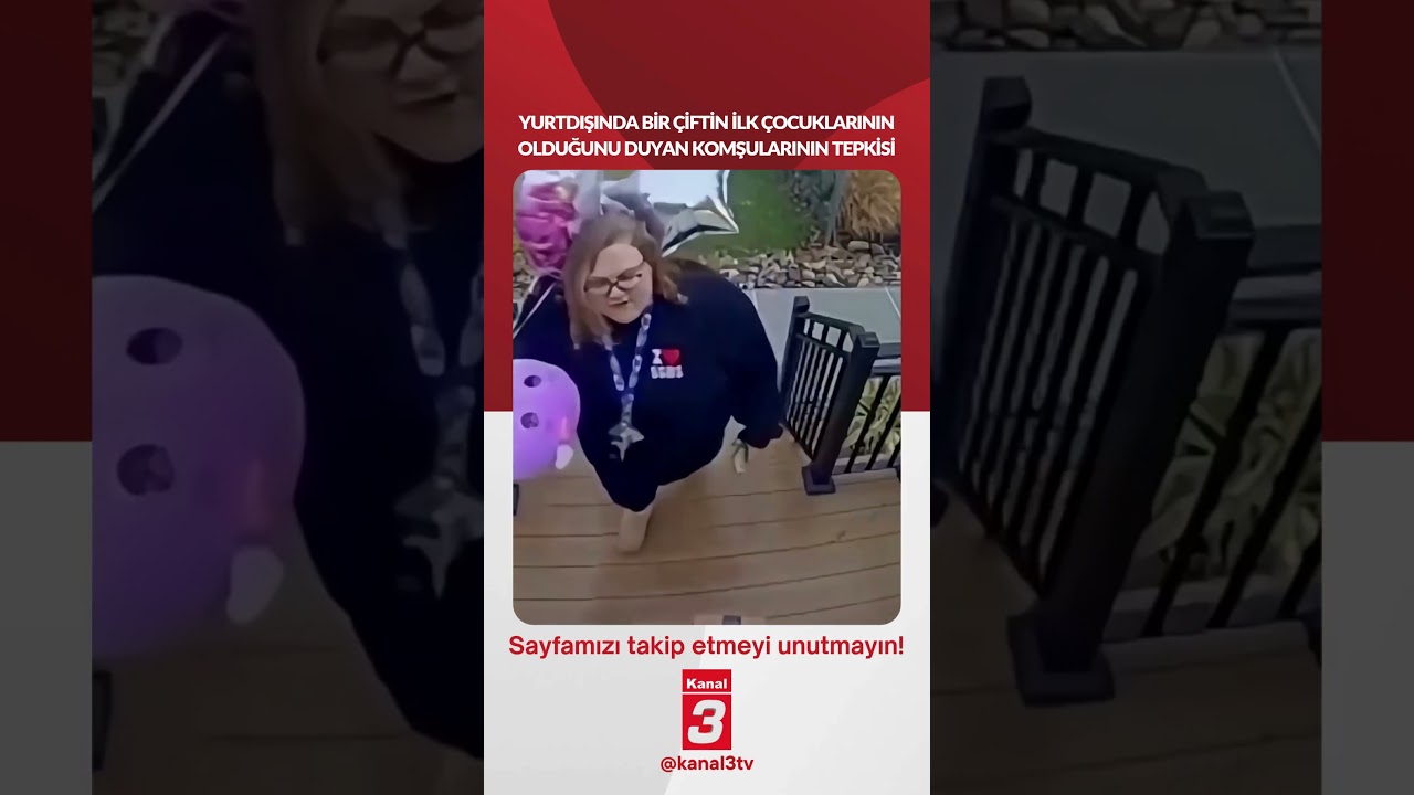 Yurtdışında bir çiftin ilk çocuklarının olduğunu duyan komşularının tepkisi… 📶https://kanal3.com.tr/