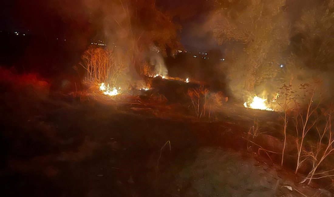 Afyonkarahisar’ın Şuhut ilçesinde çıkan arazi yangını, itfaiye ekiplerinin müdahalesiyle söndürüldü.