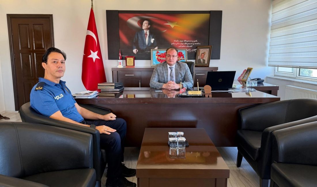 Afyonkarahisar’ın Bolvadin ilçesine atanan ve görevine başlayan İlçe Emniyet Müdürü