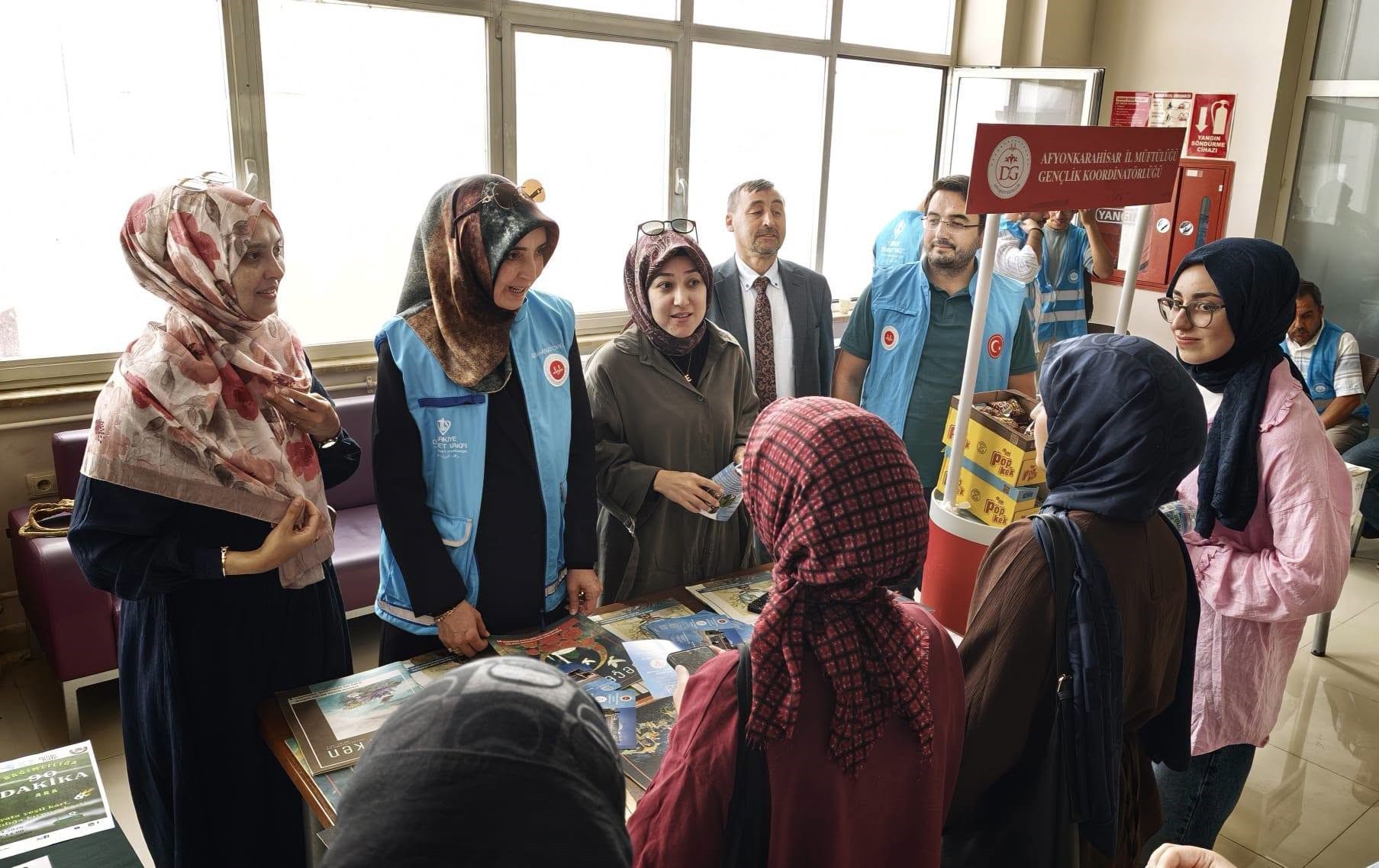 Afyonkarahisar İl Müftülüğü Gençlik Koordinatörlüğü tarafından Afyonkarahisar Sağlık Bilimleri Üniversitesi’nde