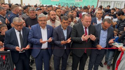 Afyonkarahisar’ın Şuhut ilçesine bağlı Başören Köyü’nde yapımı tamamlanan cami, düzenlenen