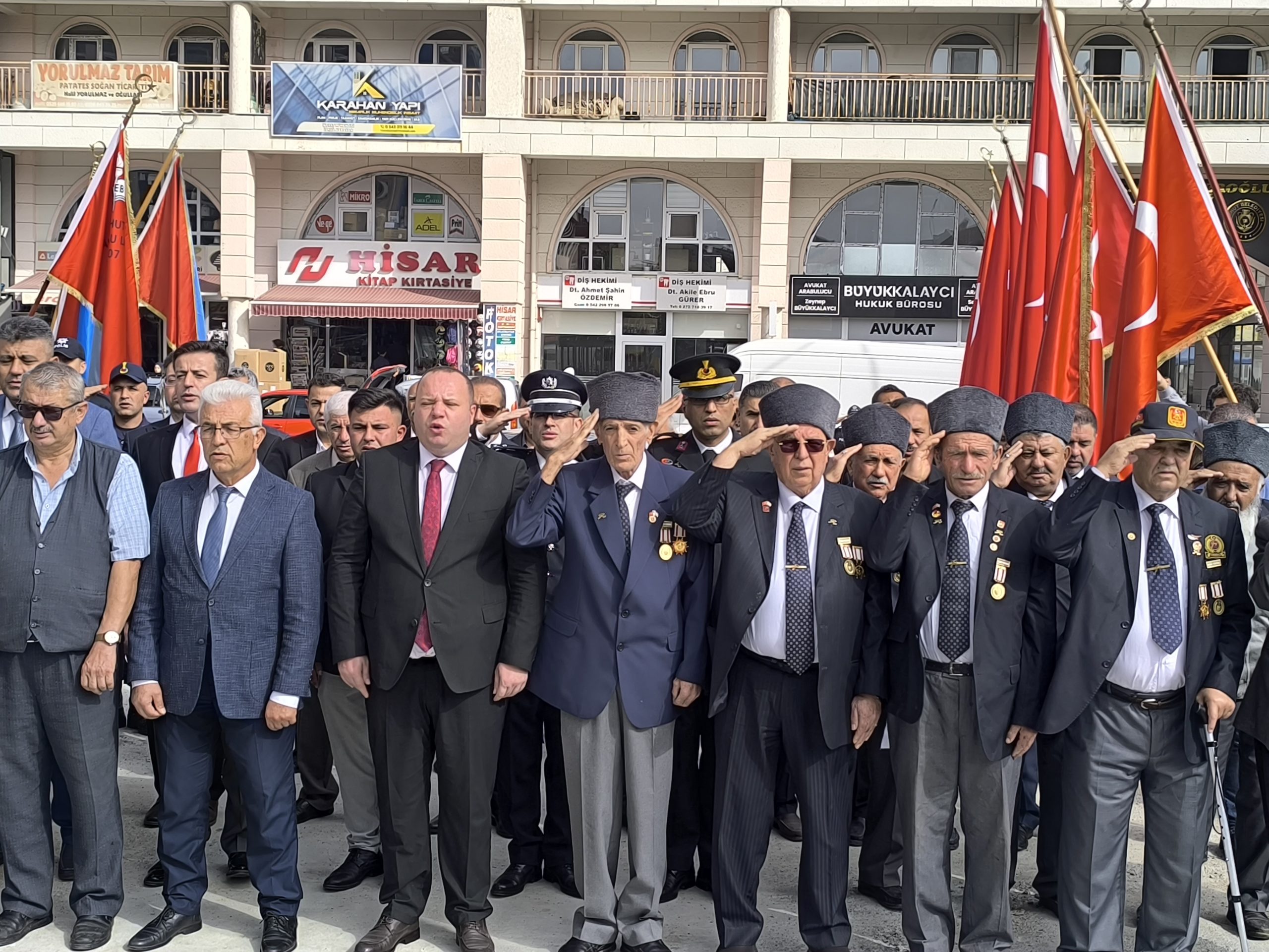 Afyonkarahisar’ın Şuhut ilçesinde 19 Eylül Gaziler Günü, ilçe protokolü, gaziler