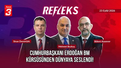 Kanal 3Çar, Eylül 23, 2026 7:30pmURL:Embed:Refleks | 23 Eylül 2026