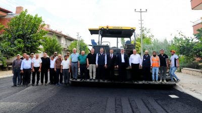 Çobanlar Belediyesi, ilçe genelinde tamamlanan altyapı yenileme çalışmalarının ardından üst