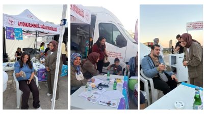 Afyonkarahisar İl Sağlık Müdürlüğü tarafından Halk Sağlığı Haftası çerçevesinde "Sağlıklı