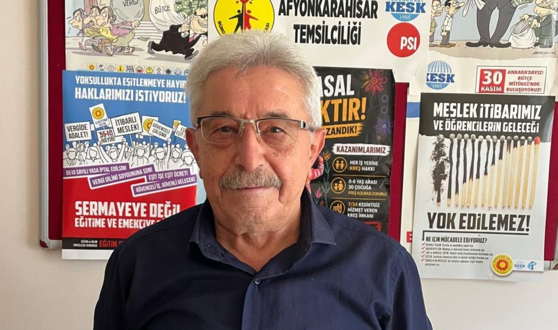 Büro Emekçileri Sendikası (BES) Afyonkarahisar İl Temsilcisi Ali İhsan Orhan,