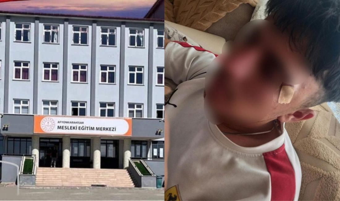 Afyonkarahisar’da Mesleki Eğitim Merkezi’nde eğitim gören 16 yaşındaki öğrencinin, tartıştığı