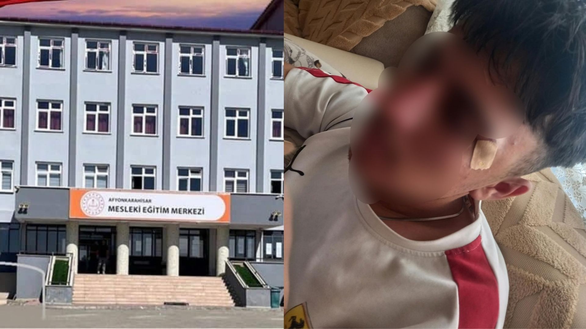 Afyonkarahisar’da Mesleki Eğitim Merkezi’nde eğitim gören 16 yaşındaki öğrencinin, tartıştığı