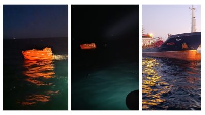 İstanbul Silivri açıklarında iki geminin çarpışması sonucu irtibat kesilen 10