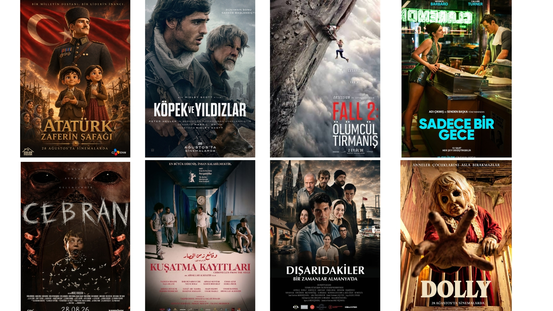 Korkudan komediye, animasyondan gerilime 11 yeni film, vizyona girdi.