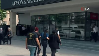 Afyonkarahisar'da polis ekiplerince yapılan teknik ve mali takipte, yaşı küçük