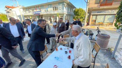 AK Parti Afyonkarahisar Milletvekili Dr. Hasan Arslan, Senir beldesinde esnaf