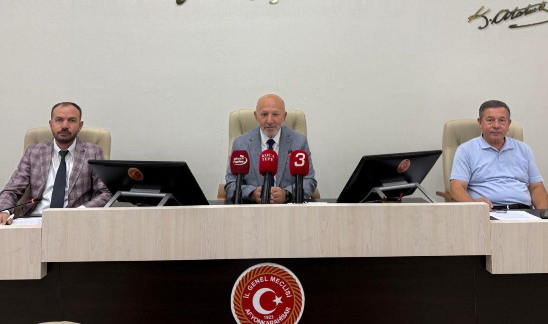 Afyonkarahisar İl Genel Meclisi’nin Eylül ayı toplantılarının son oturumu gerçekleştirildi.
