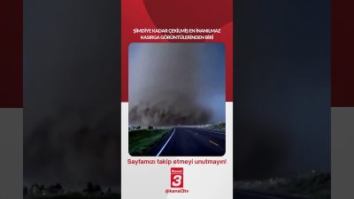Şimdiye kadar çekilmiş en inanılmaz kasırga görüntülerinden biri… 📶https://kanal3.com.tr/ Sosyal
