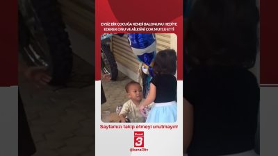 Kanal 3Per, Eylül 24, 2026 8:00amURL:Embed:Evsiz bir çocuğa kendi balonunu
