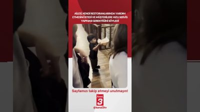 Kanal 3Sal, Eylül 22, 2026 12:00pmURL:Embed:Ailesi, müşterilere hızlı servis yapması
