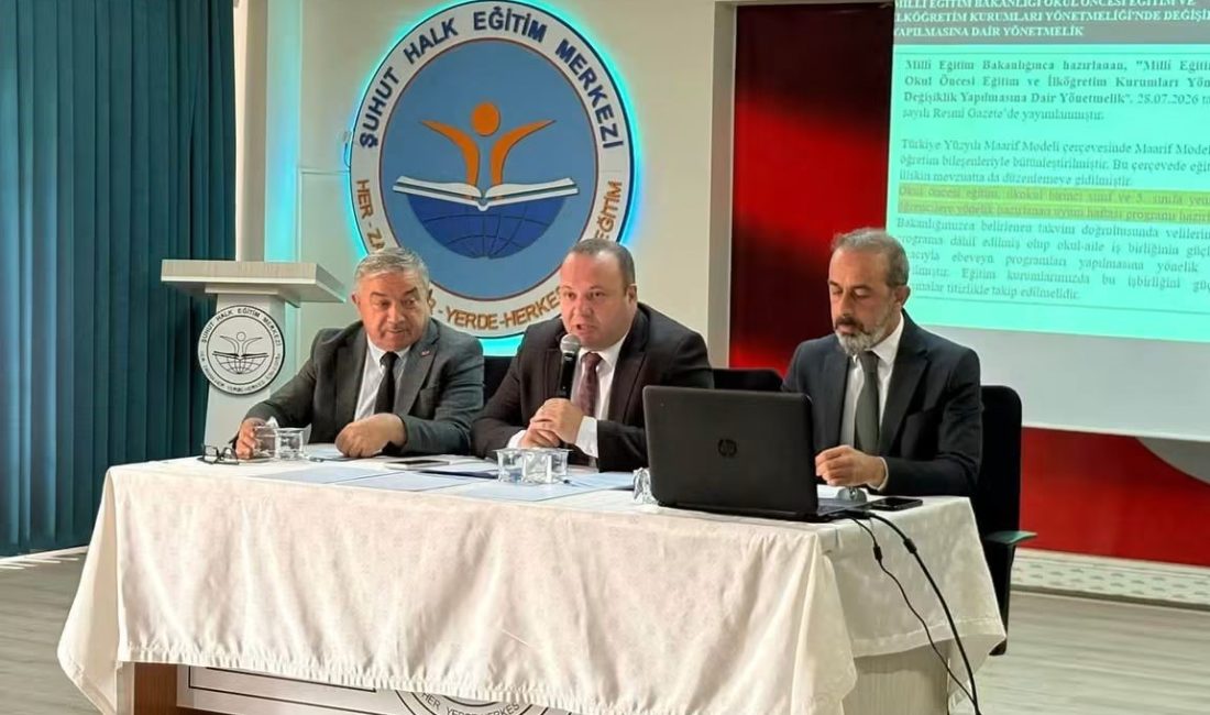 Afyonkarahisar’ın Şuhut ilçesinde 2026-2027 eğitim öğretim yılı öncesi, okulların ihtiyaçları