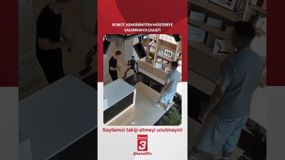 Robot kendini iten müşteriye saldırmaya çalıştı! 📶https://kanal3.com.tr/ Sosyal Medya Hesaplarımızı