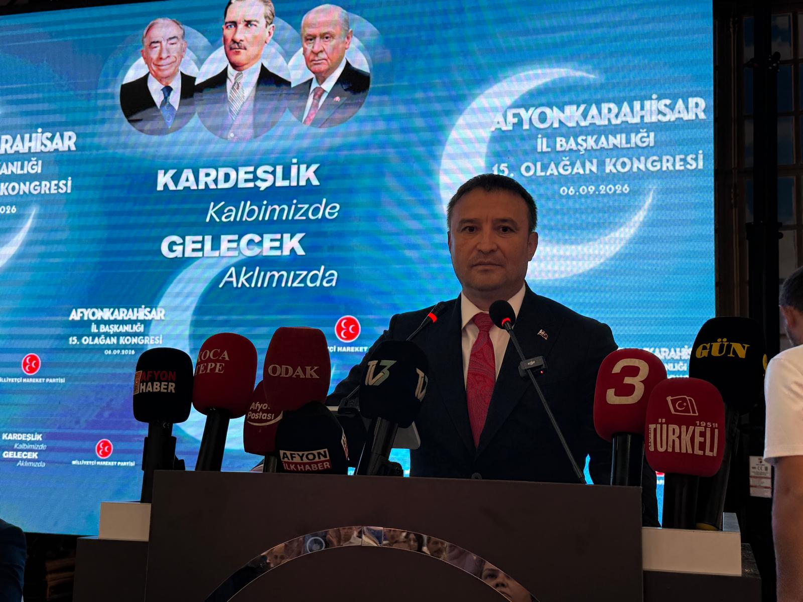 Milliyetçi Hareket Partisi (MHP) Afyonkarahisar İl Başkanlığı’nın 15. Olağan Kongresi,