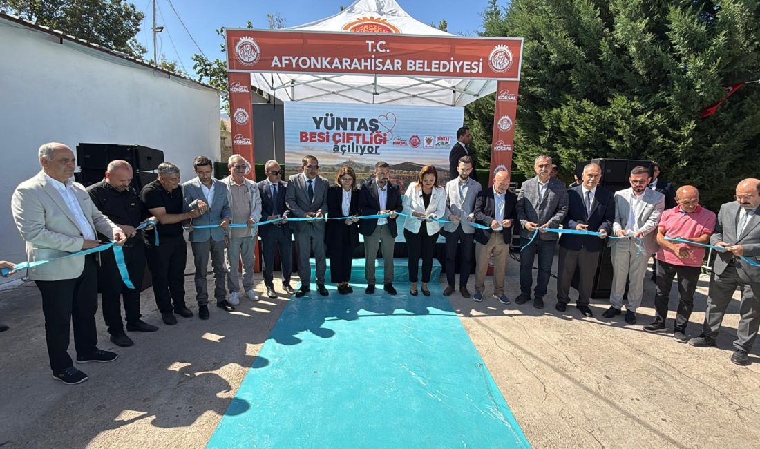 Afyonkarahisar Belediyesi tarafından hayvancılık alanında önemli bir projeye daha imza