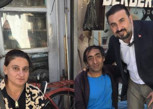 AK Parti Afyonkarahisar İl Başkanı Dr. Özgür Kavak, Berberler Çarşısı’nı