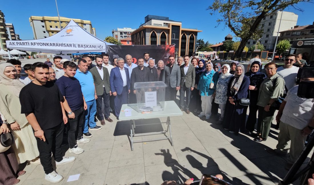 Afyonkarahisar’da 12 Eylül 1980 darbesinin 46. yılı dolayısıyla AK Parti