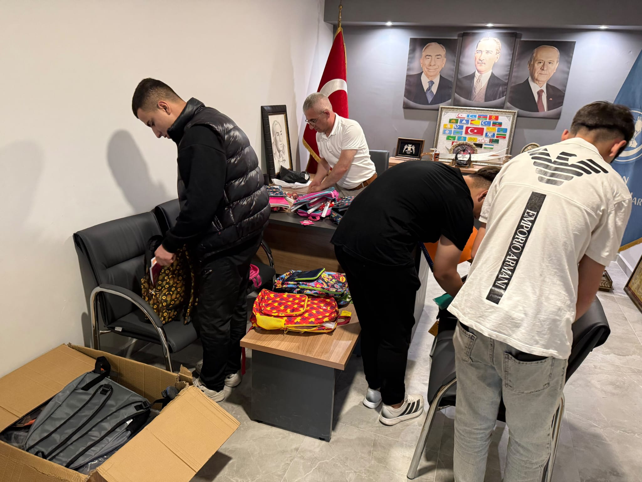 Ülkü Ocakları'ndan 104 öğrenciye eğitim desteği