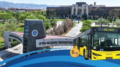Afyonkarahisar Belediyesi, Afyon Kocatepe Üniversitesi öğrencilerine yönelik kampüs içi ulaşım