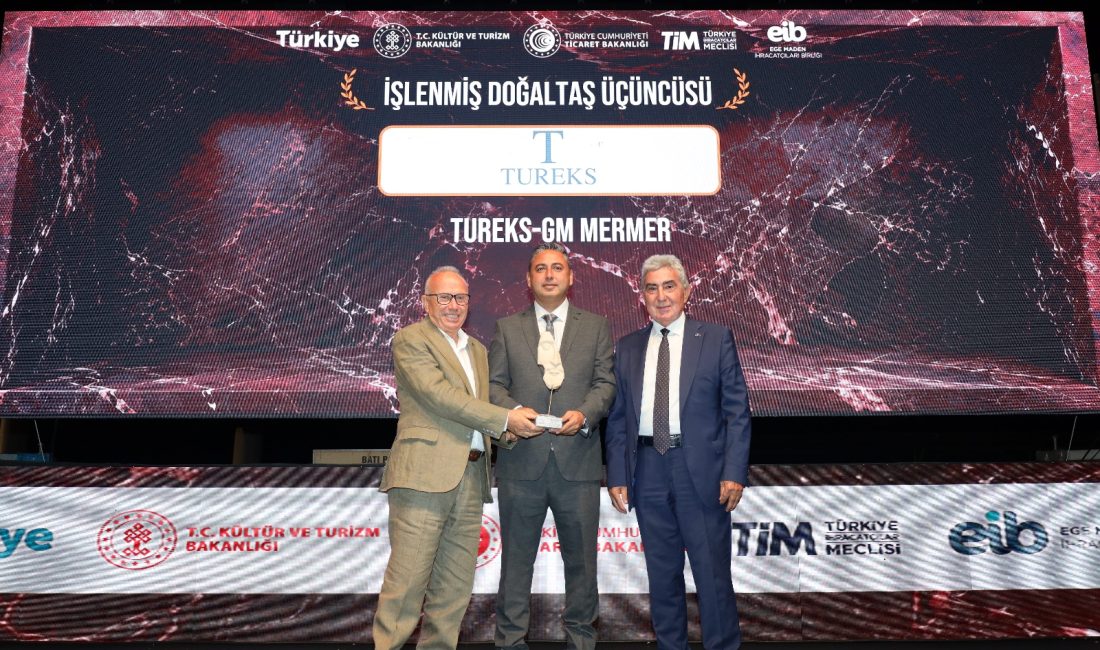 Tureks, 2025 yılı ihracat performansıyla Ege Maden İhracatçıları Birliği tarafından