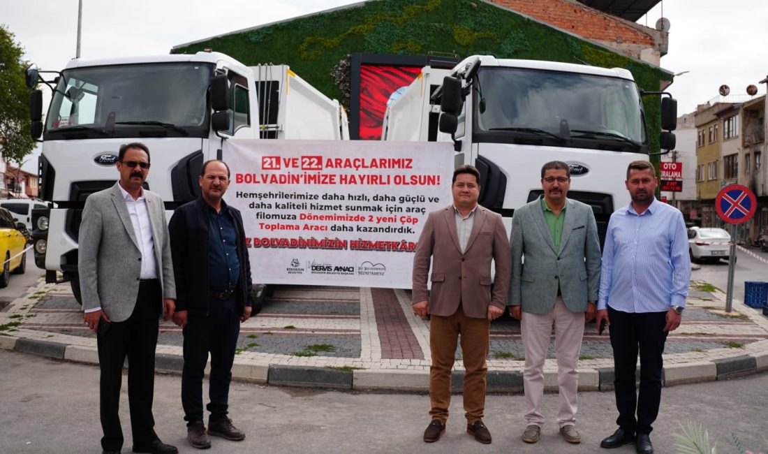 Bolvadin Belediyesi, hizmet kapasitesini artırmak ve araç filosunu güçlendirmek amacıyla