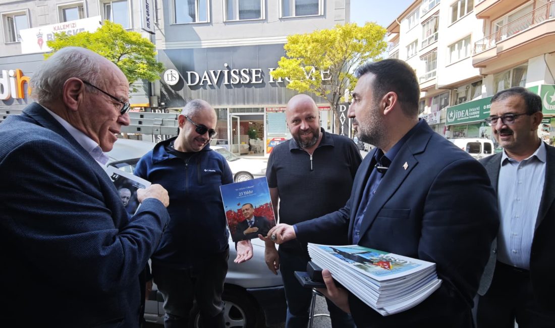 AK Parti Afyonkarahisar İl Başkanı Dr. Özgür Kavak, saha çalışmaları