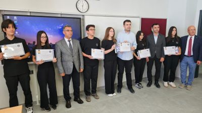 Ahmet Ömer Koca Şaban Fen Lisesi’ni tercih ederek okulun ilk
