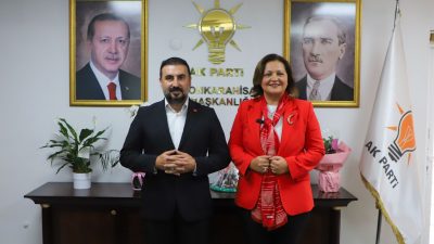 AK Parti Afyonkarahisar İl Başkanı Özgür Kavak, Belediye Başkanı Burcu