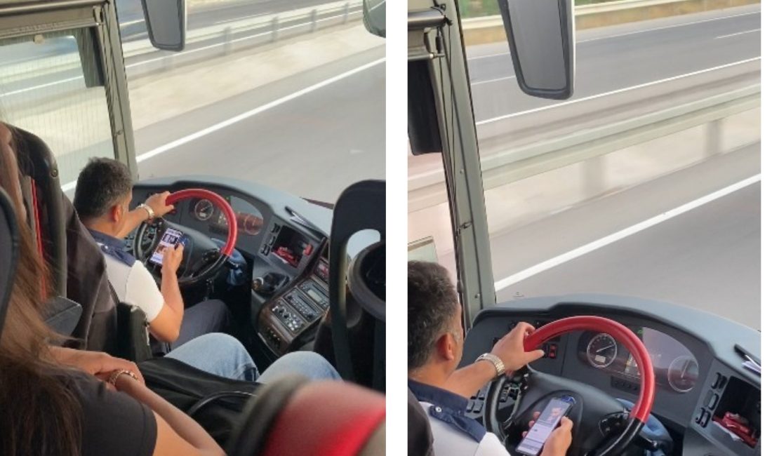 Ankara'dan Antalya seferini yapan Isparta Petrol Turizm'e ait yolcu otobüsünün