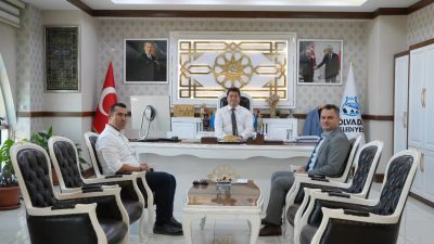 Türk Telekom Afyonkarahisar İl Müdürü Mehmet Uludoğan ve Müdür Yardımcısı